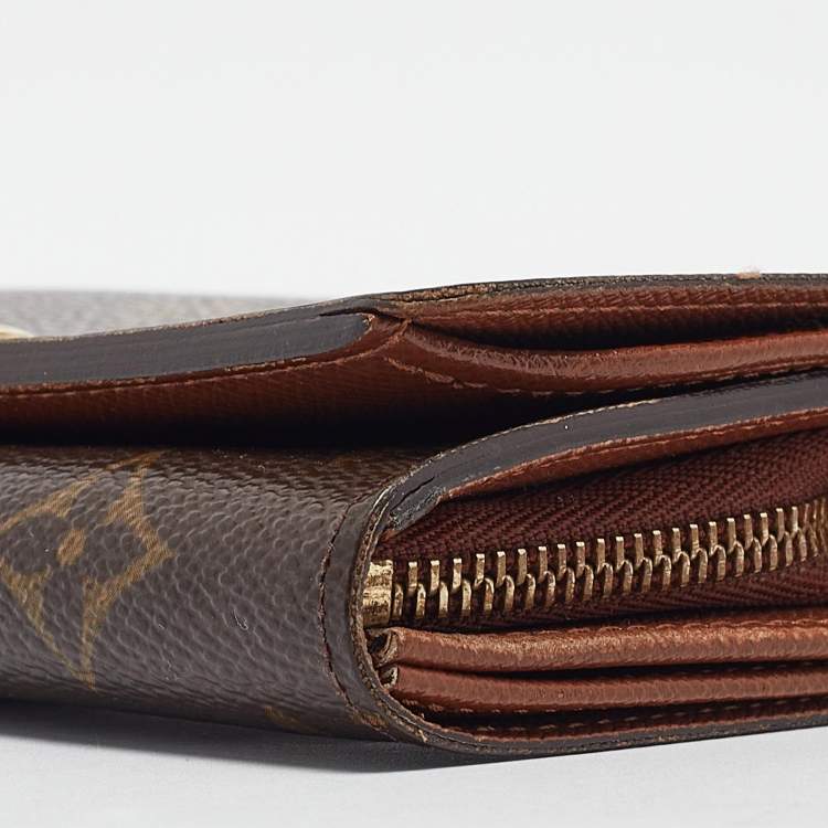 Pre Owned  Louis Vuitton Monogram Canvas Porte-Monnaie Tresor Wallet