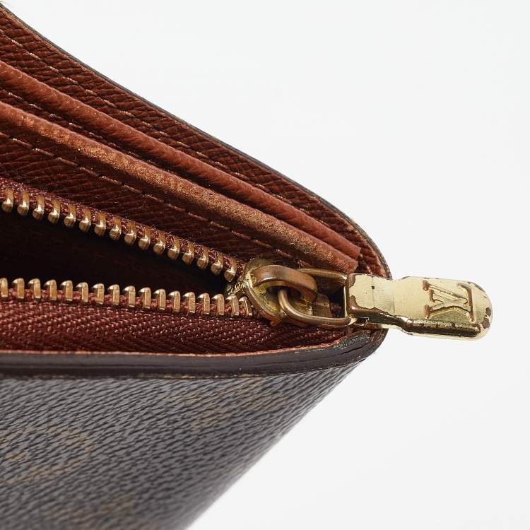 Pre Owned  Louis Vuitton Monogram Canvas Porte-Monnaie Tresor Wallet