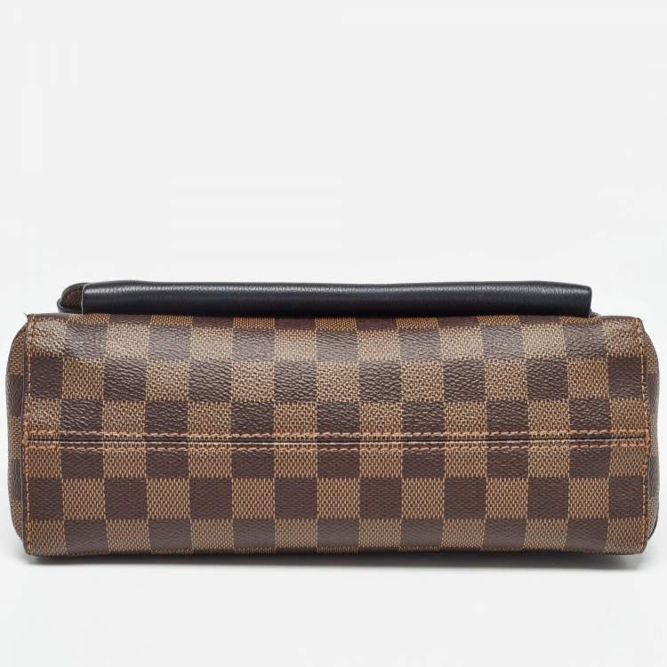 Pre Owned Louis Vuitton Black Damier Ebene Canvas Vavin PM Bag