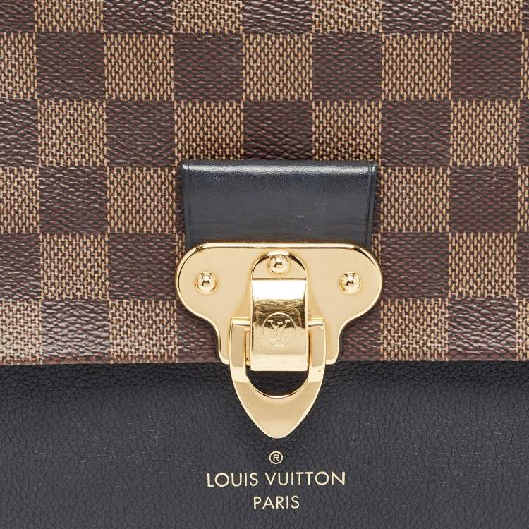 Pre Owned Louis Vuitton Black Damier Ebene Canvas Vavin PM Bag