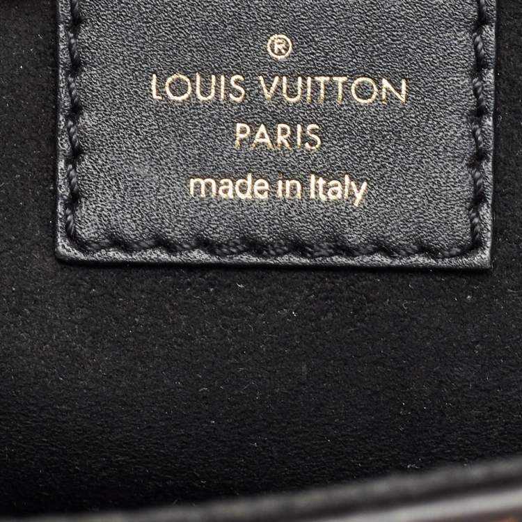 Pre Owned Louis Vuitton Black Damier Ebene Canvas Vavin PM Bag