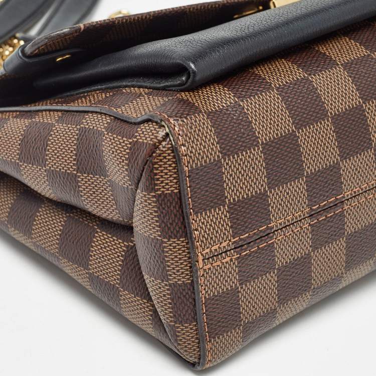 Pre Owned Louis Vuitton Black Damier Ebene Canvas Vavin PM Bag