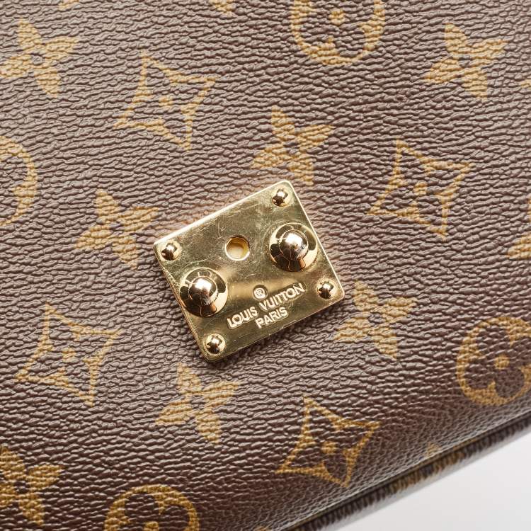 Pre Owned Louis Vuitton Monogram Canvas Pochette Metis Bag