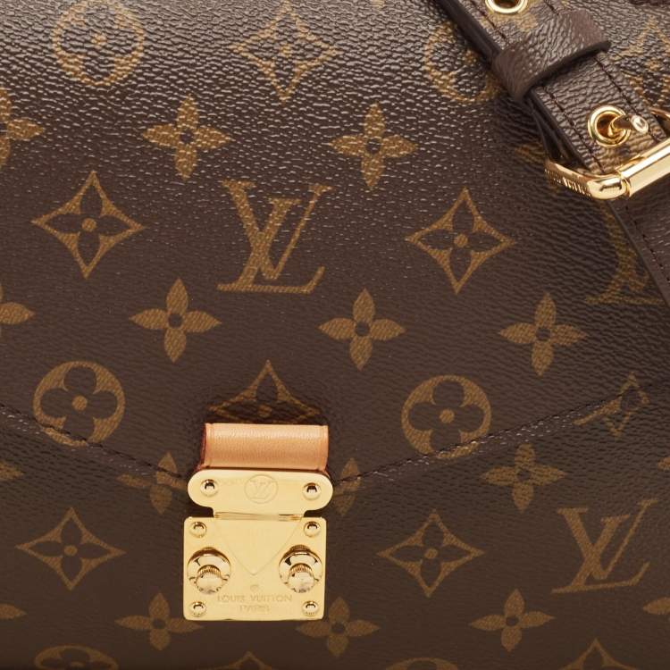 Pre Owned Louis Vuitton Monogram Canvas Pochette Metis Bag