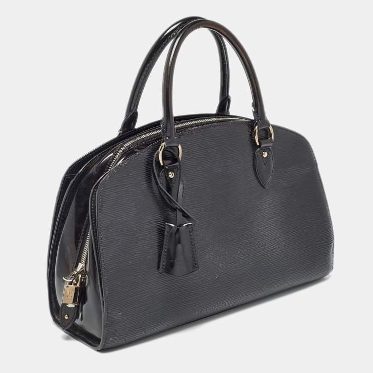 Pre Owned Louis Vuitton Black Electric Epi Leather Pont Neuf PM Bag