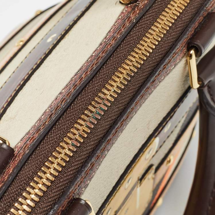 Pre Owned Louis Vuitton Transformed Canvas Time Trunk Alma BB Bag