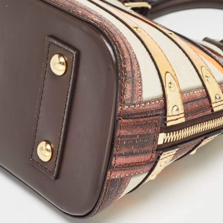 Pre Owned Louis Vuitton Transformed Canvas Time Trunk Alma BB Bag