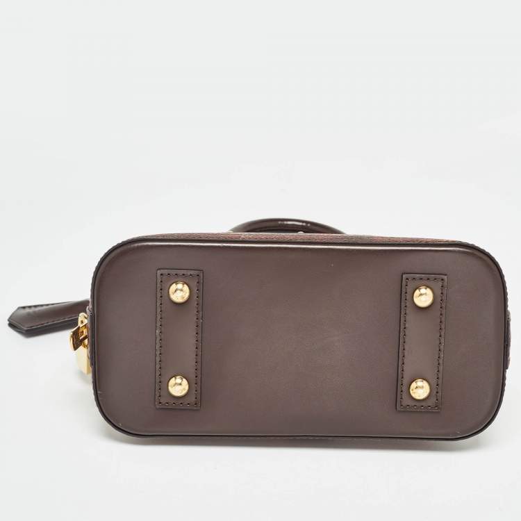 Pre Owned Louis Vuitton Transformed Canvas Time Trunk Alma BB Bag