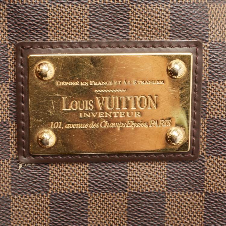 Pre Owned Louis Vuitton Damier Ebene Canvas Thames GM Bag