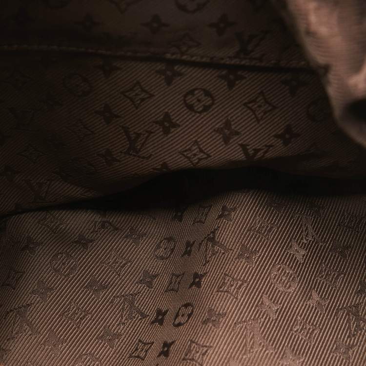 Pre Owned Louis Vuitton Aubergine Monogram Mahina Leather Onatah GM Bag