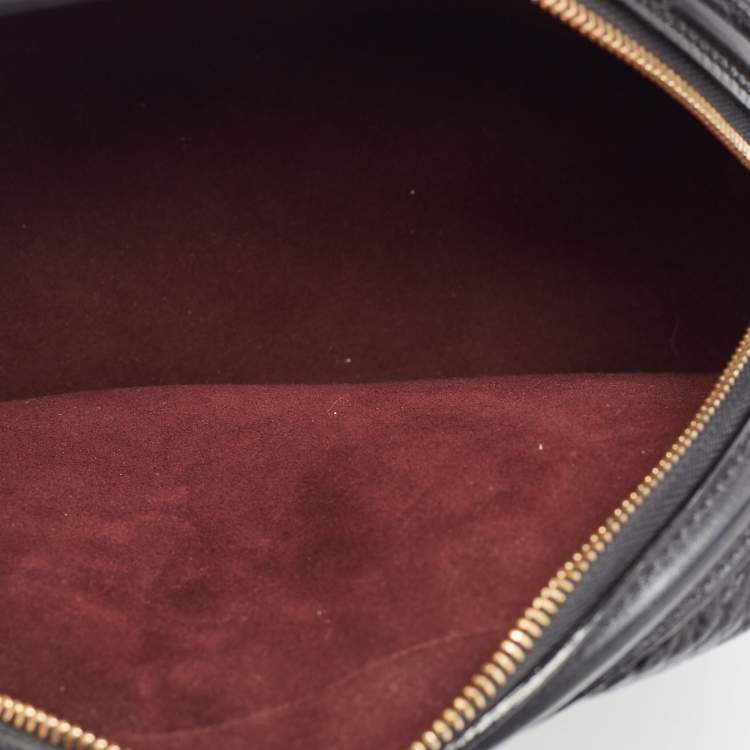 Pre Owned Louis Vuitton Olive Monogram Leather Mizi Vienna Bag