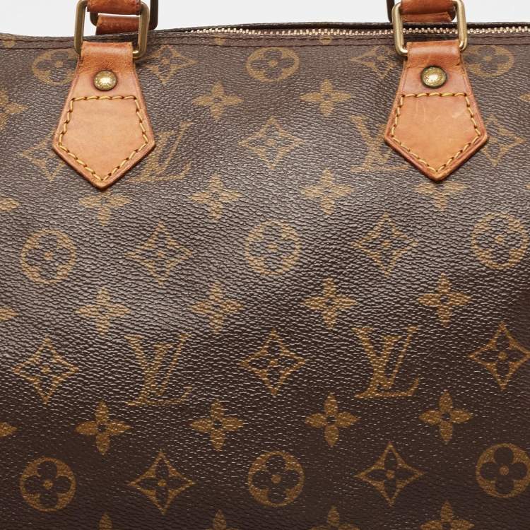 Pre Owned Louis Vuitton Monogram Canvas Speedy 30 Bag