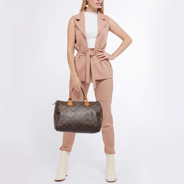 Pre Owned Louis Vuitton Monogram Canvas Speedy 30 Bag