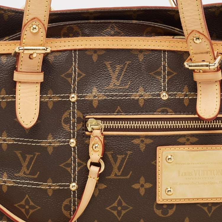 Pre Owned Louis Vuitton Monogram Canvas Riveting Bag