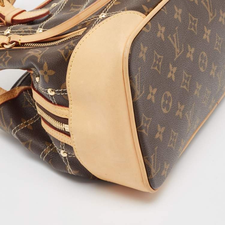 Pre Owned Louis Vuitton Monogram Canvas Riveting Bag