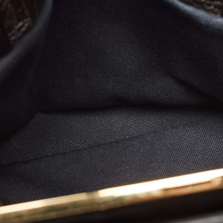 Pre Owned Louis Vuitton Black Monogram Motard Biker Bag