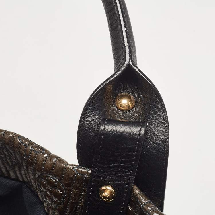 Pre Owned Louis Vuitton Black Monogram Motard Biker Bag