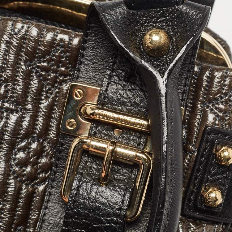Pre Owned Louis Vuitton Black Monogram Motard Biker Bag