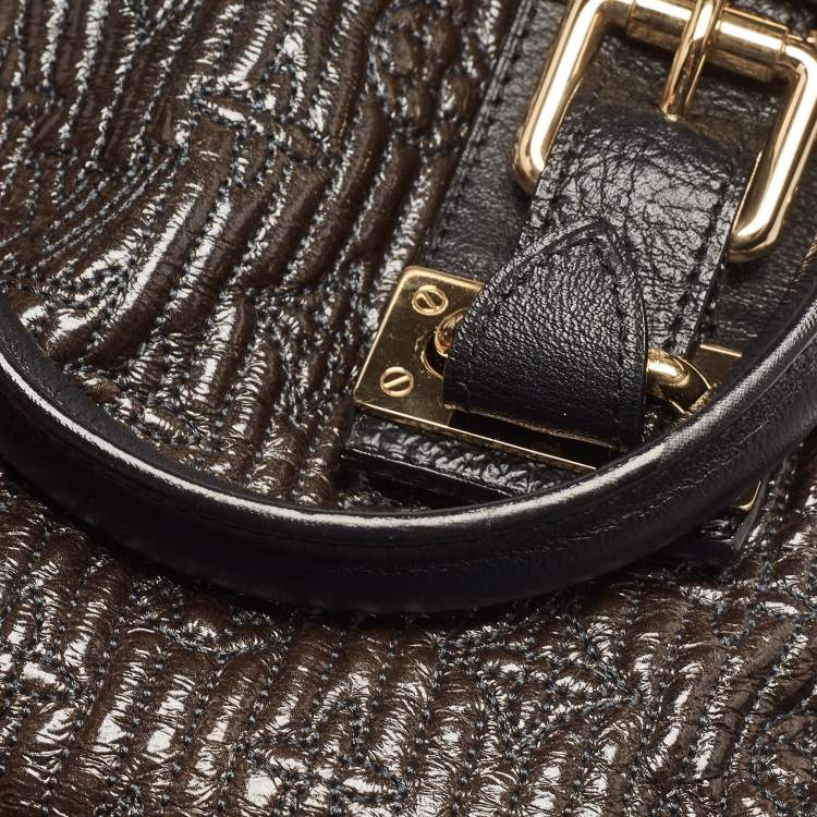 Pre Owned Louis Vuitton Black Monogram Motard Biker Bag