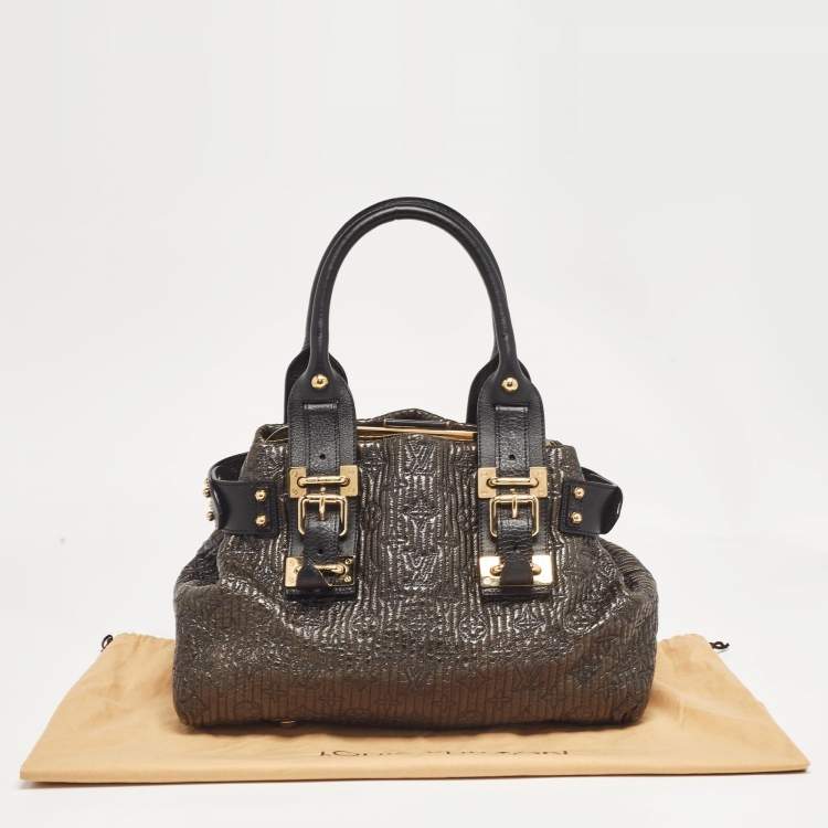 Pre Owned Louis Vuitton Black Monogram Motard Biker Bag