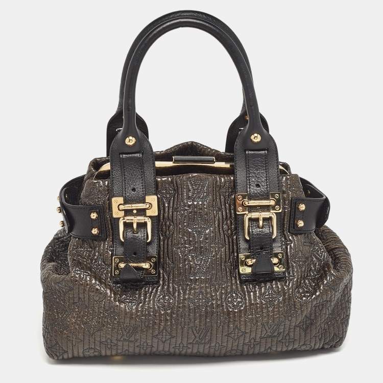Pre Owned Louis Vuitton Black Monogram Motard Biker Bag