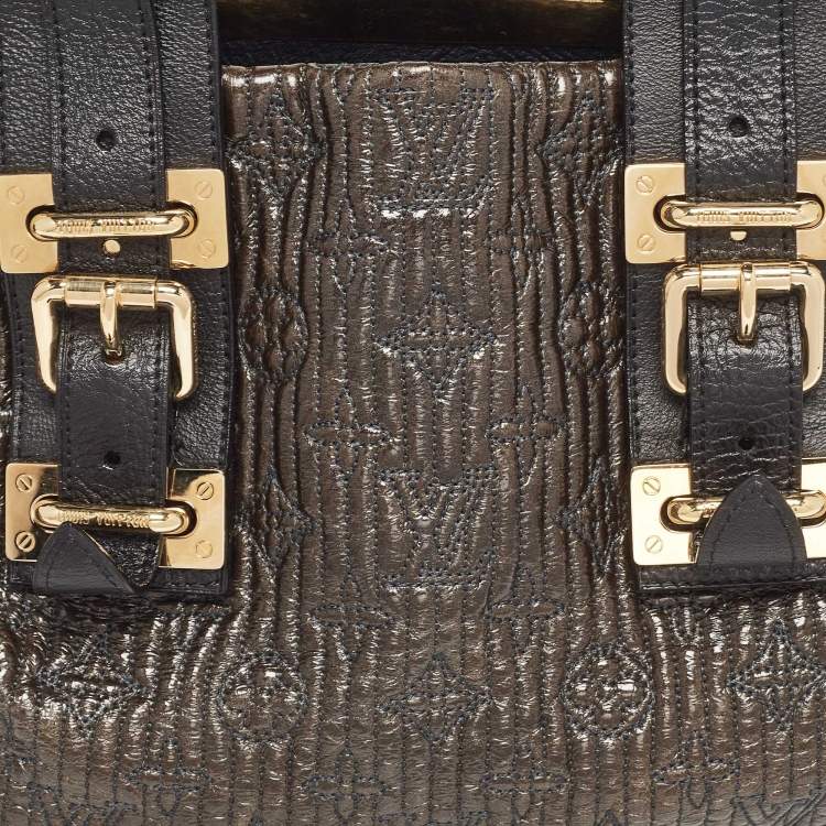 Pre Owned Louis Vuitton Black Monogram Motard Biker Bag