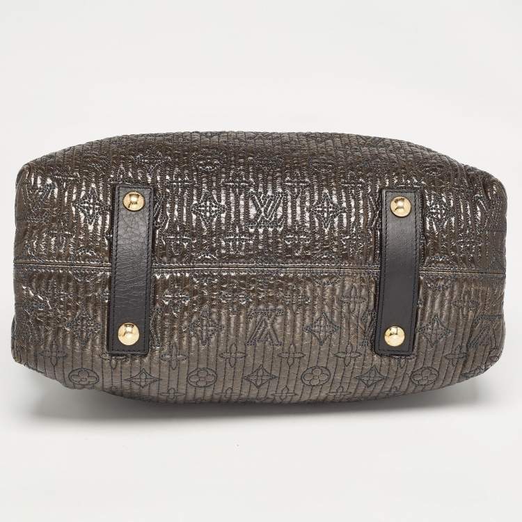Pre Owned Louis Vuitton Black Monogram Motard Biker Bag