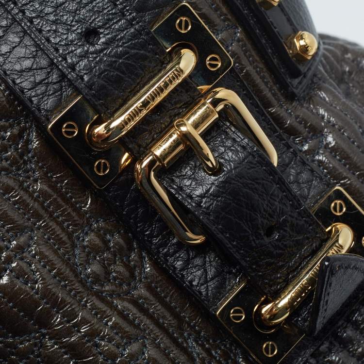 Pre Owned Louis Vuitton Black Monogram Motard Biker Bag