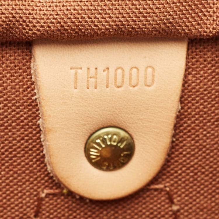 Pre Owned Louis Vuitton Monogram Canvas Speedy 30 Bag