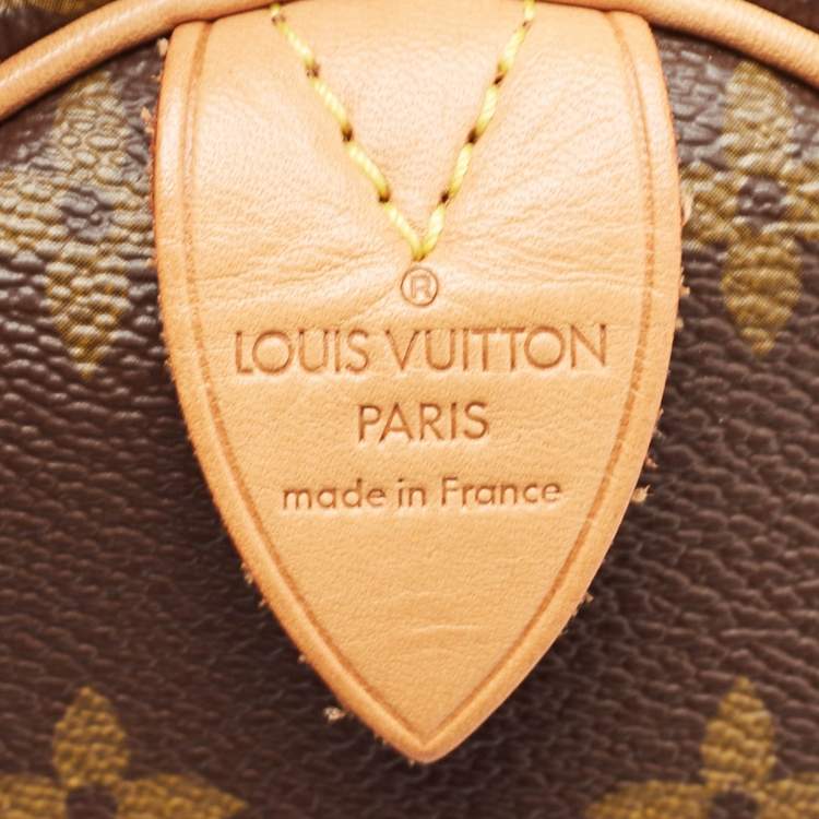 Pre Owned Louis Vuitton Monogram Canvas Speedy 30 Bag