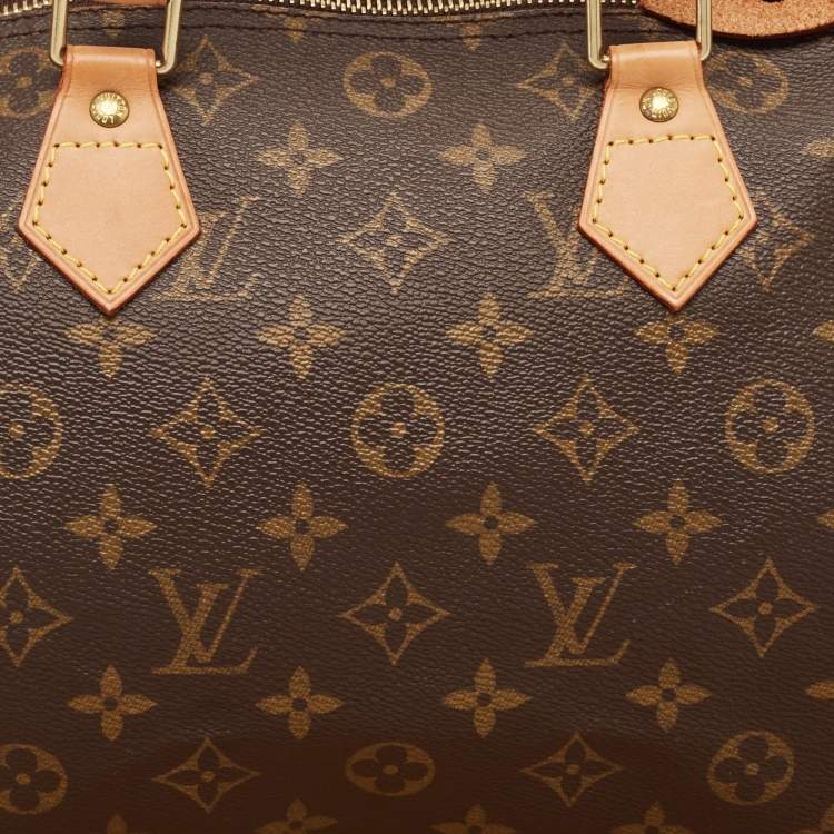 Pre Owned Louis Vuitton Monogram Canvas Speedy 30 Bag
