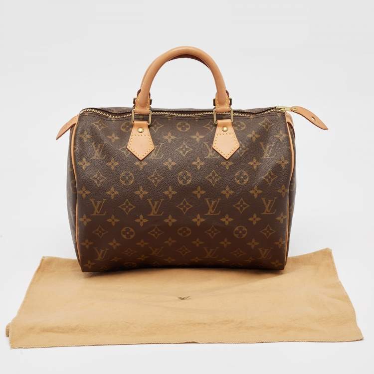 Pre Owned Louis Vuitton Monogram Canvas Speedy 30 Bag