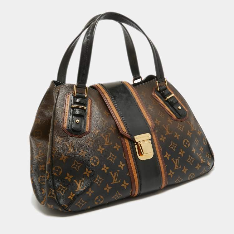Pre Owned Louis Vuitton Noir Monogram Canvas Limited Edition Mirage Griet Bag