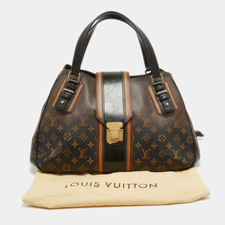 Pre Owned Louis Vuitton Noir Monogram Canvas Limited Edition Mirage Griet Bag