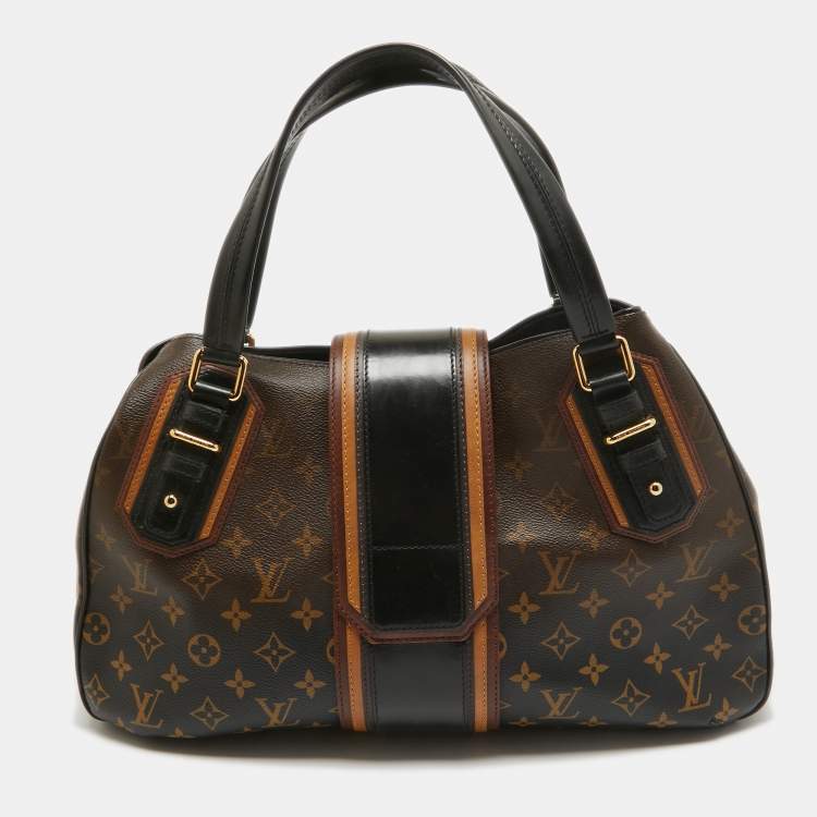 Pre Owned Louis Vuitton Noir Monogram Canvas Limited Edition Mirage Griet Bag
