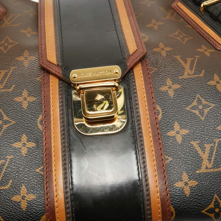 Pre Owned Louis Vuitton Noir Monogram Canvas Limited Edition Mirage Griet Bag