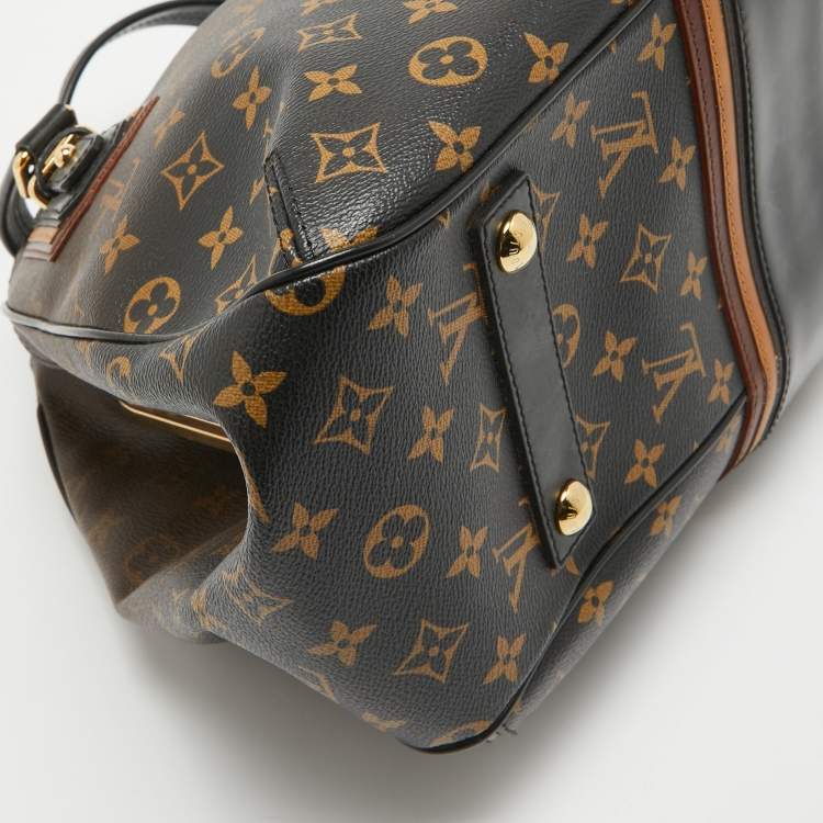 Pre Owned Louis Vuitton Noir Monogram Canvas Limited Edition Mirage Griet Bag