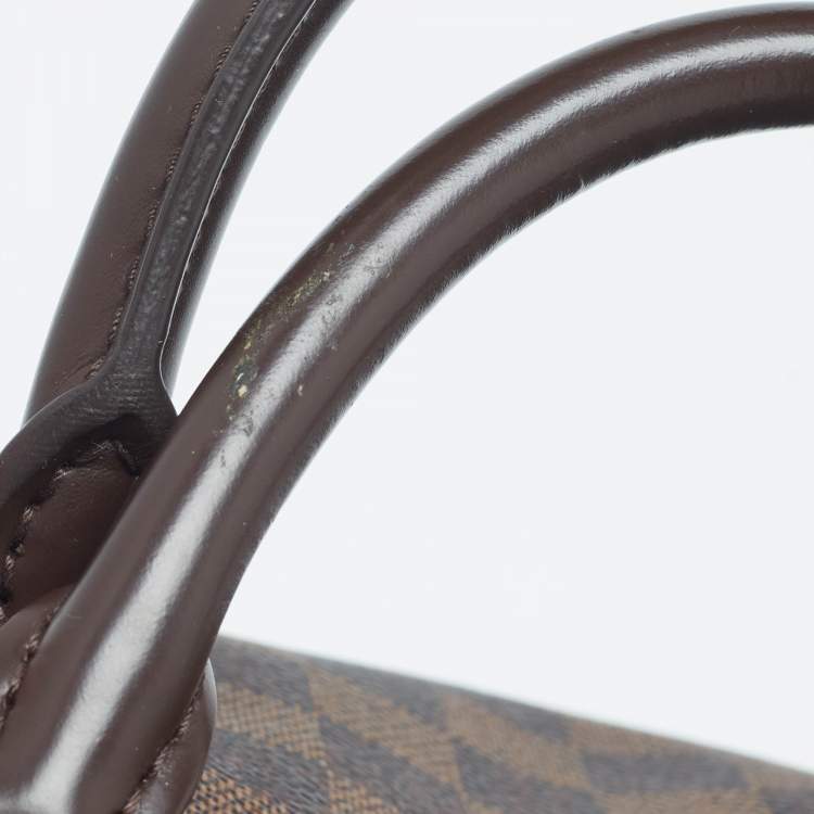 Pre Owned Louis Vuitton Damier Ebene Canvas Speedy Bandouliere 30 Bag