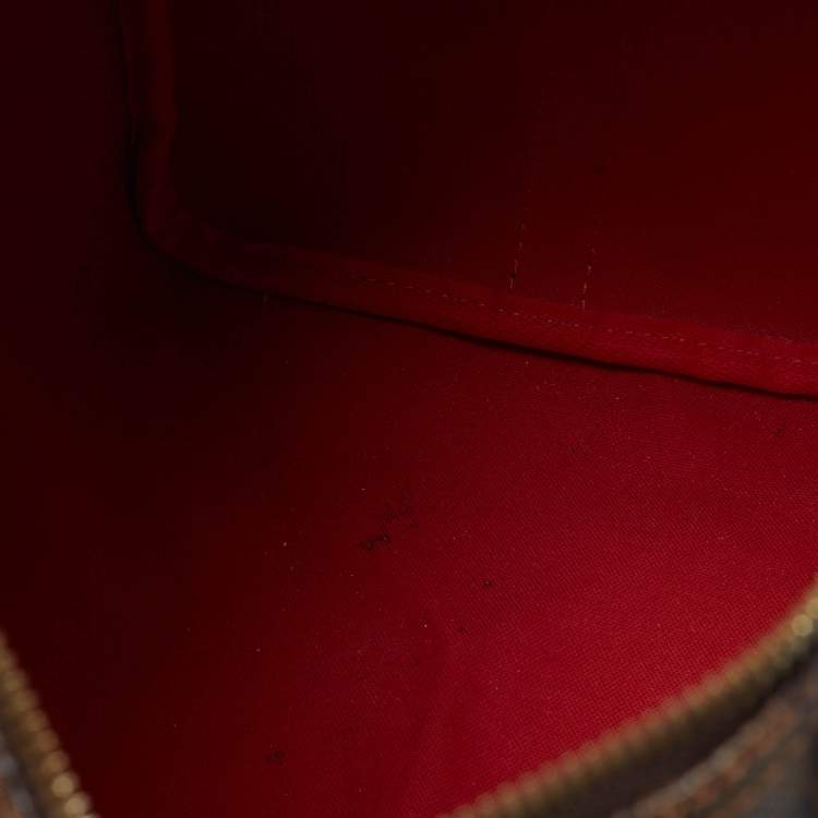 Pre Owned Louis Vuitton Damier Ebene Canvas Speedy Bandouliere 30 Bag
