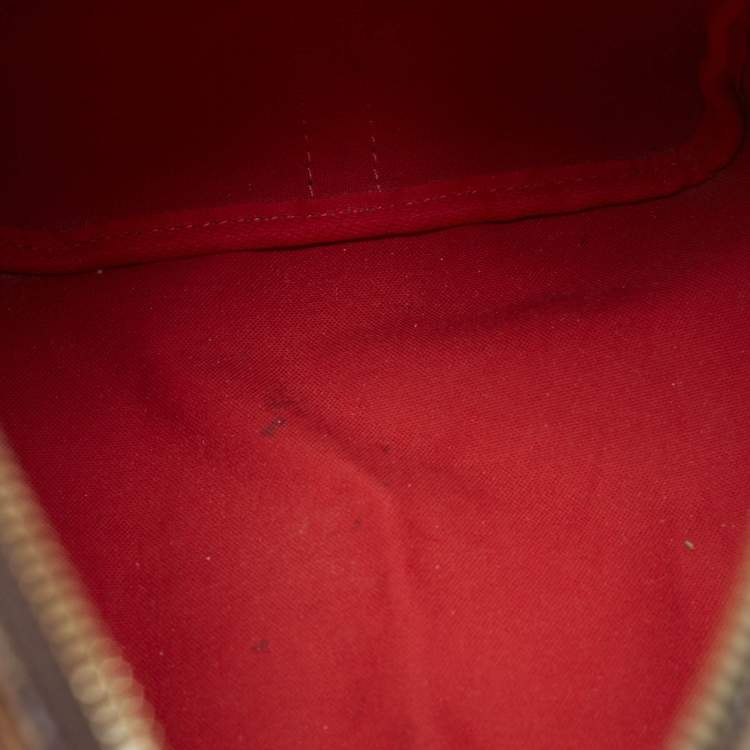 Pre Owned Louis Vuitton Damier Ebene Canvas Speedy Bandouliere 30 Bag