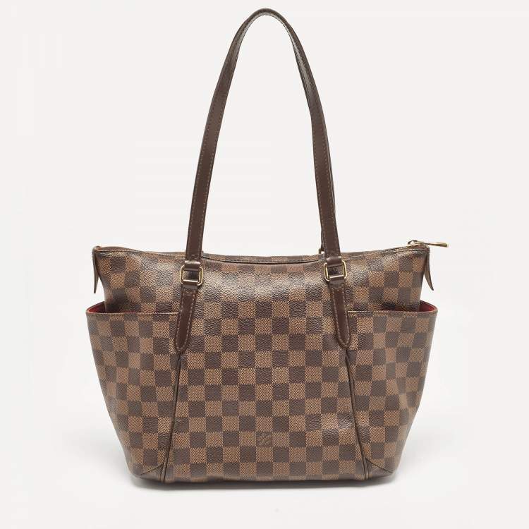 Pre Owned Louis Vuitton Damier Ebene Canvas Totally PM Bag