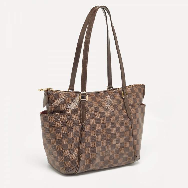 Pre Owned Louis Vuitton Damier Ebene Canvas Totally PM Bag