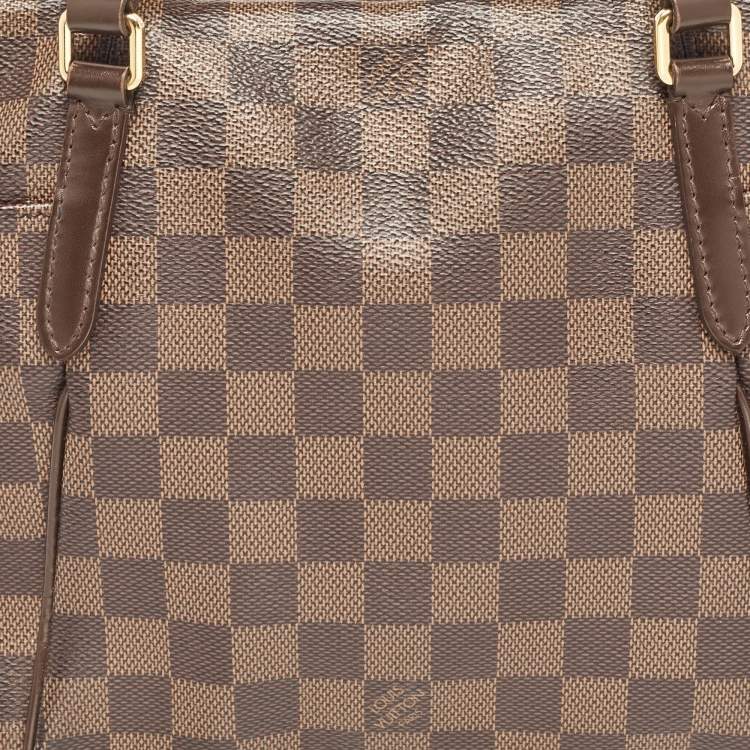Pre Owned Louis Vuitton Damier Ebene Canvas Totally PM Bag