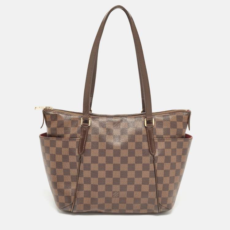 Pre Owned Louis Vuitton Damier Ebene Canvas Totally PM Bag