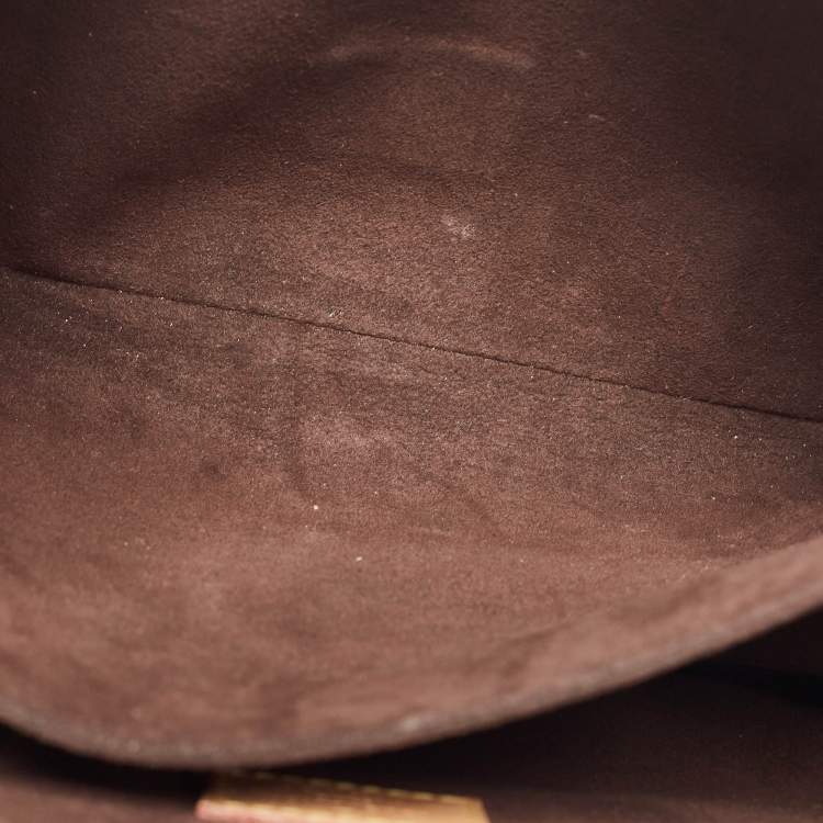 Pre Owned Louis Vuitton Monogram Canvas Pochette Metis Bag
