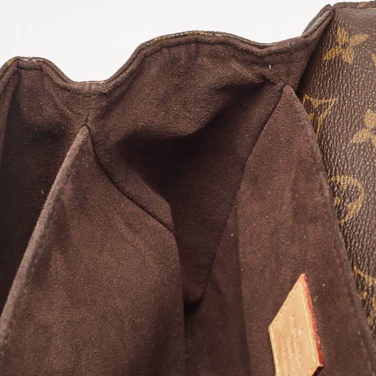 Pre Owned Louis Vuitton Monogram Canvas Pochette Metis Bag