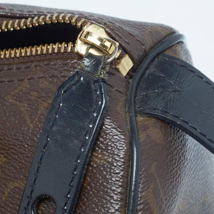 Pre Owned Louis Vuitton Noir Monogram Limited Edition Mirage Speedy 30 Bag