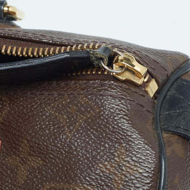 Pre Owned Louis Vuitton Noir Monogram Limited Edition Mirage Speedy 30 Bag