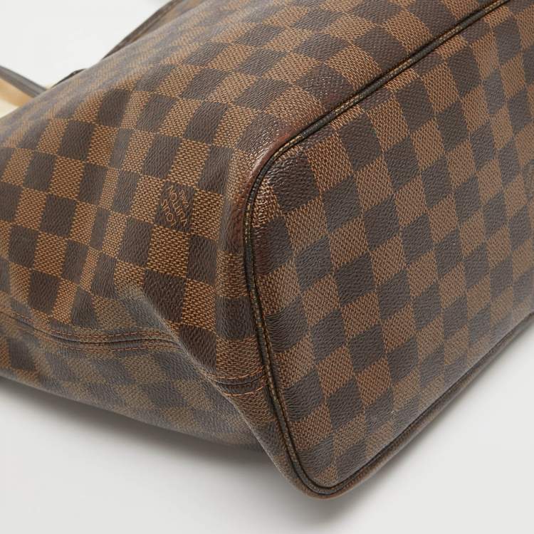 Pre Owned Louis Vuitton Damier Ebene Canvas Neverfull MM NM Bag