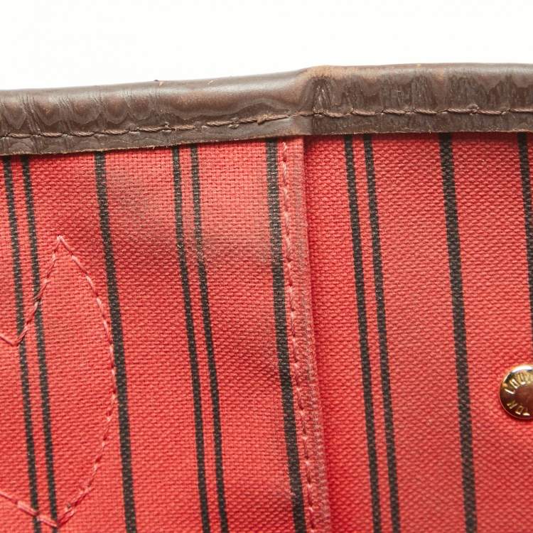 Pre Owned Louis Vuitton Damier Ebene Canvas Neverfull MM NM Bag